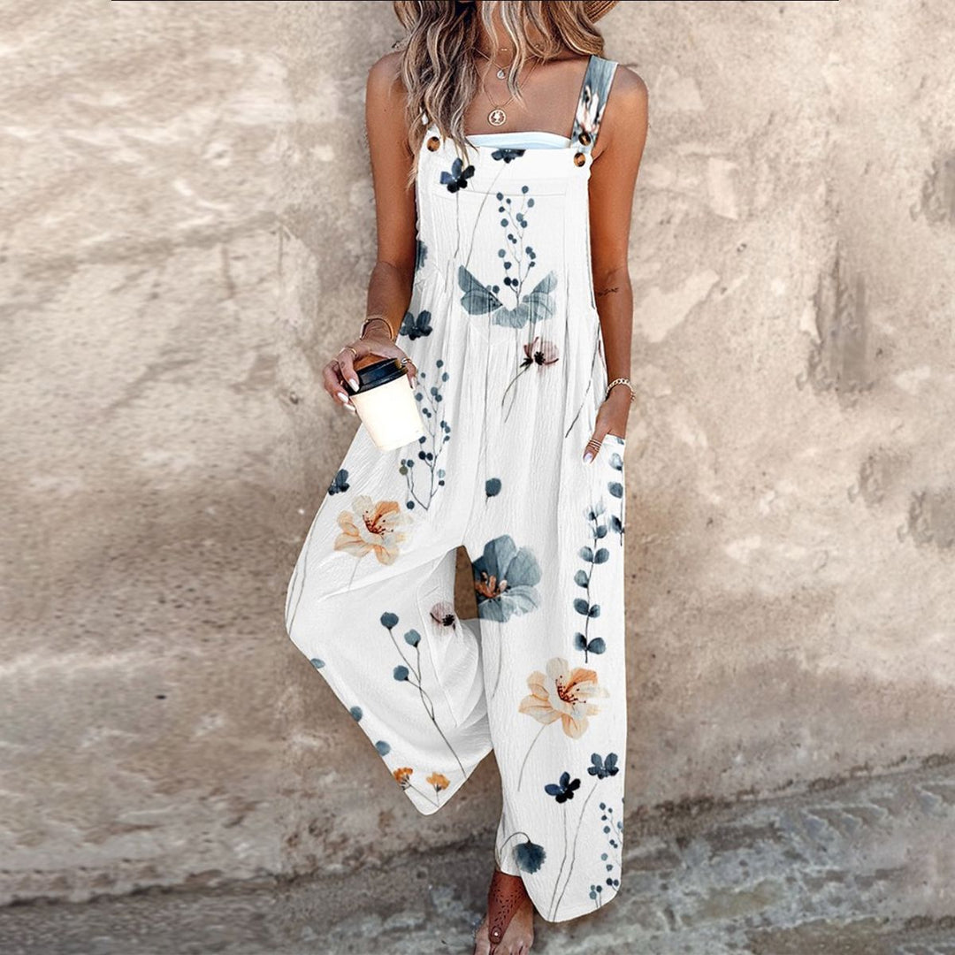 Lisa | Bequeme Bedruckte Latzhose