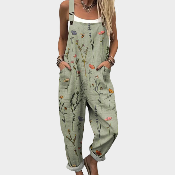 Heidi | Bequeme Bedruckte Latzhose
