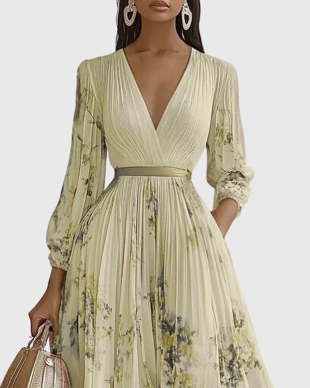Rowella | Elegantes Maxikleid mit Falten