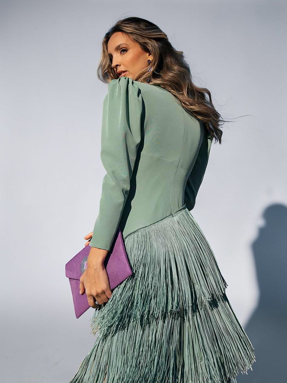 Sofia | Elegantes Kleid mit Fransen