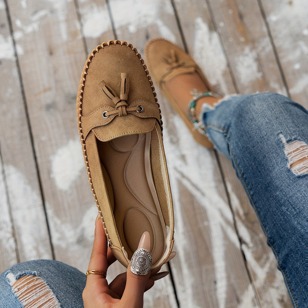 Nadine | Klassische Loafers mit Quasten-Detail
