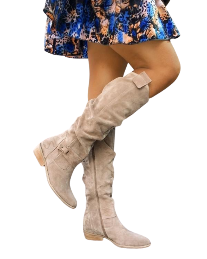 Zavira | Elegante Warme Wildlederstiefel