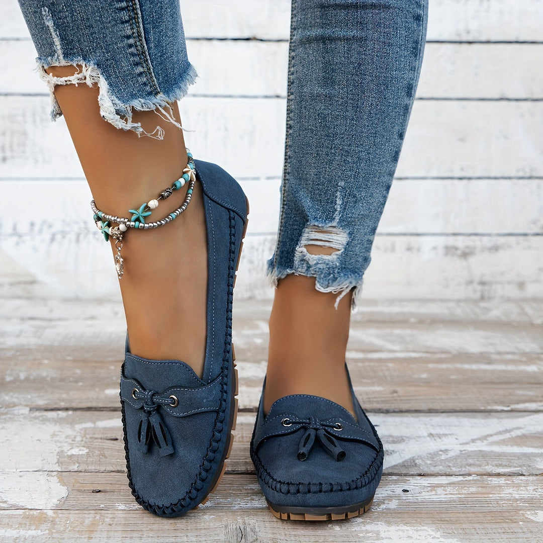 Nadine | Klassische Loafers mit Quasten-Detail