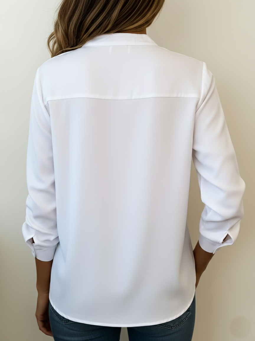 Cornelia | Elegante Bluse mit raffiniertem Kragen
