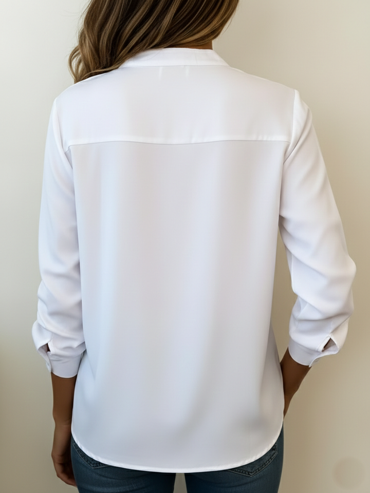 Cornelia | Elegante Bluse mit raffiniertem Kragen