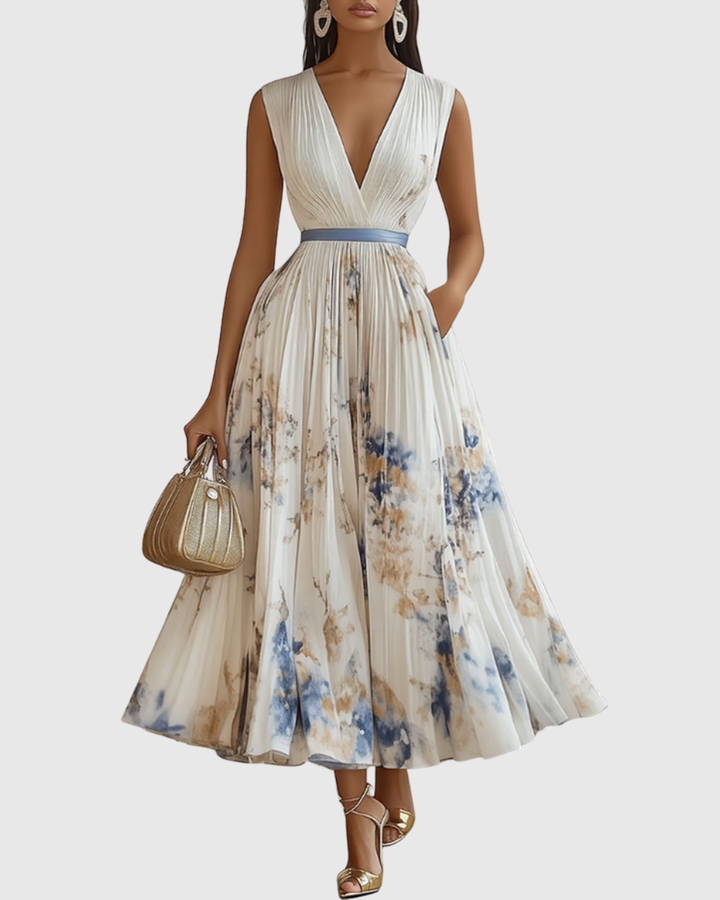 Rowella | Elegantes Maxikleid mit Falten