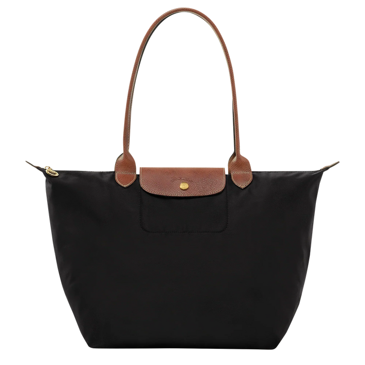 Große Le Pliage Tote, Schwarz