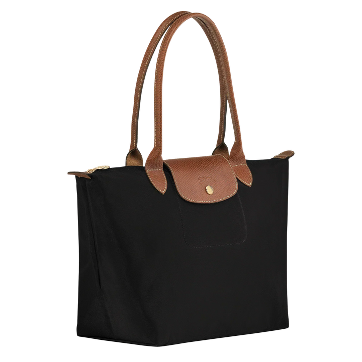 Medium Le Pliage Tote, Schwarz