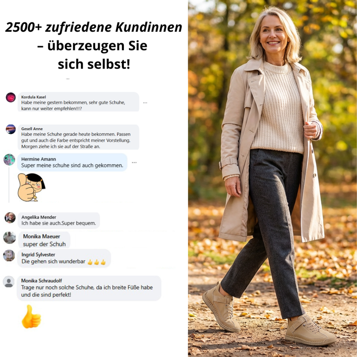 Mia | Schmerzfreie Orthopädische Sneakers