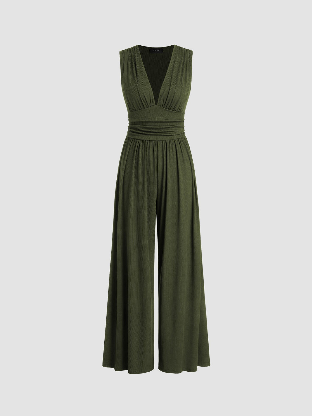 Wilma | Schicker, ärmelloser Jumpsuit mit weitem Bein