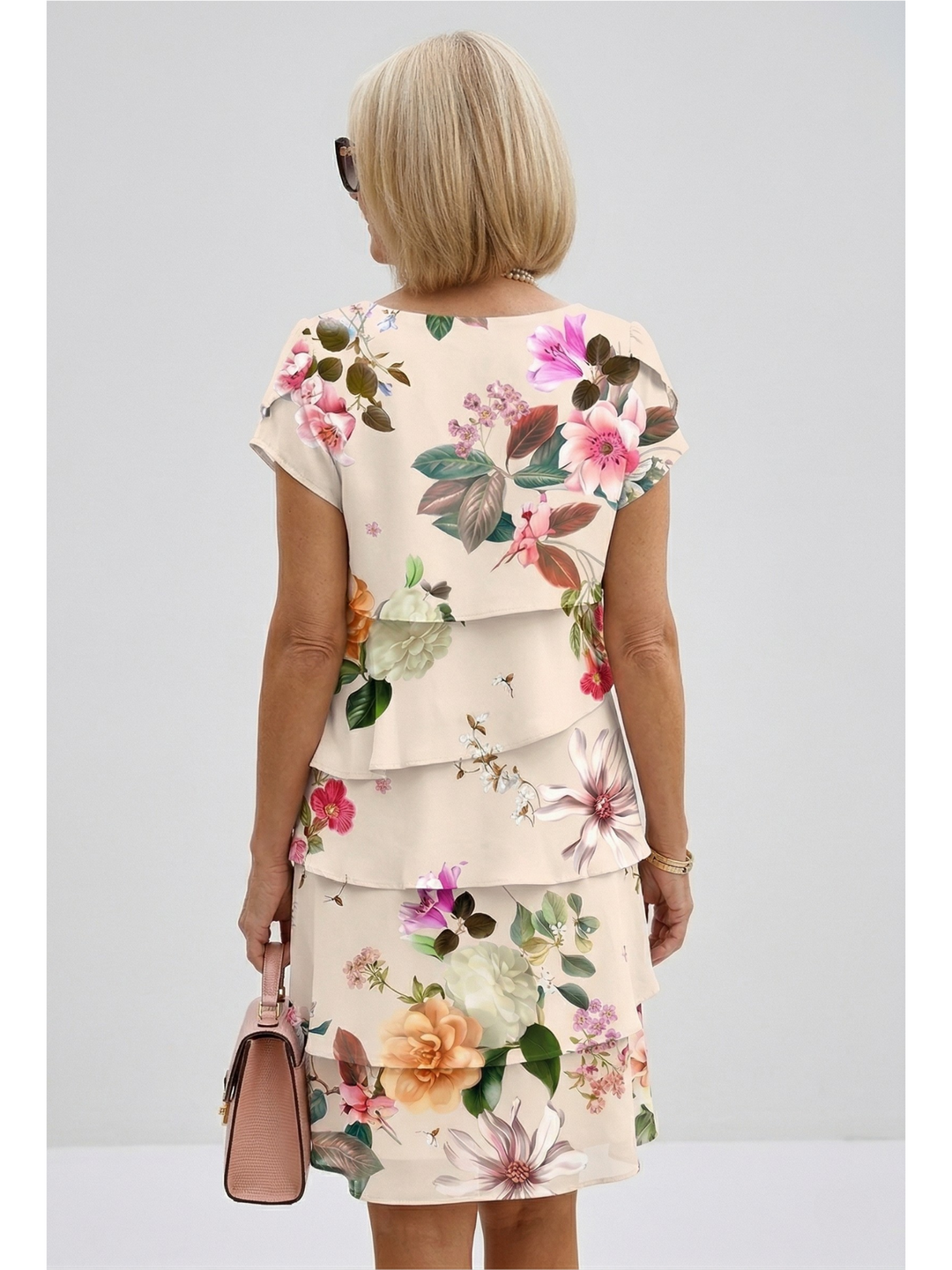 Helena | Elegant Comfort Ruffle Dress