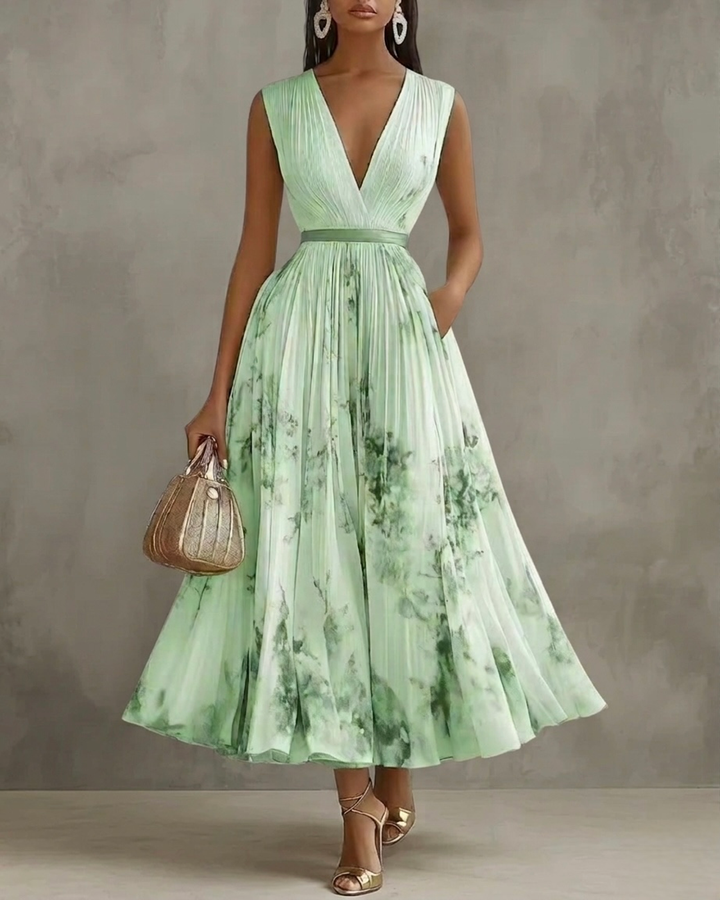Rowella | Elegantes Maxikleid mit Falten