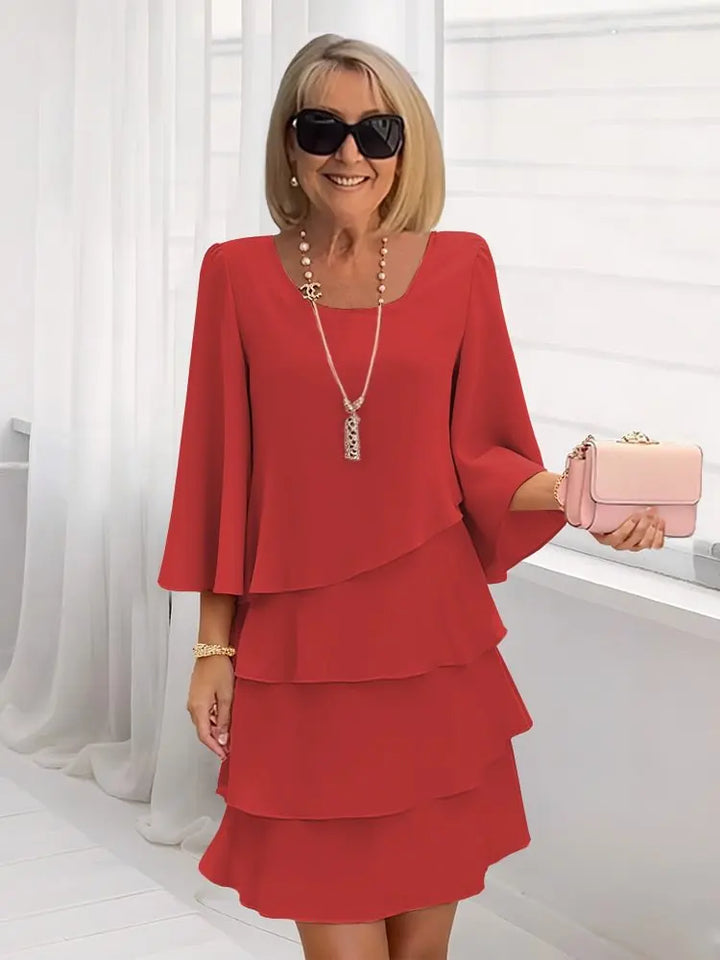 Meike | Elegant Comfort Ruffle Dress