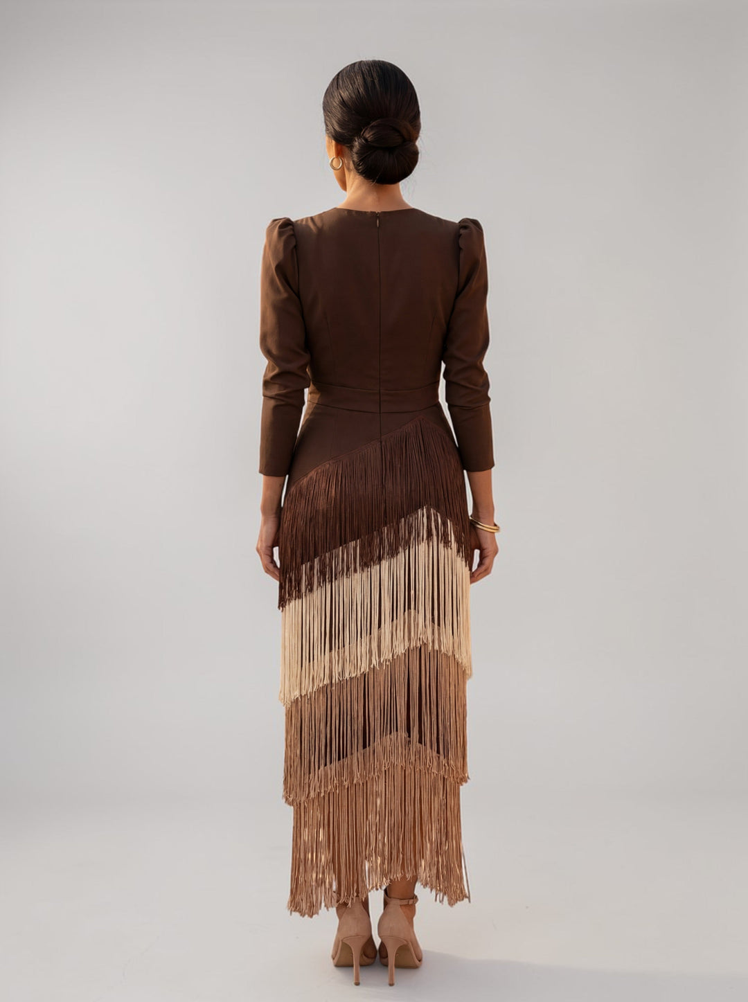 Sofia | Elegantes Kleid mit Fransen