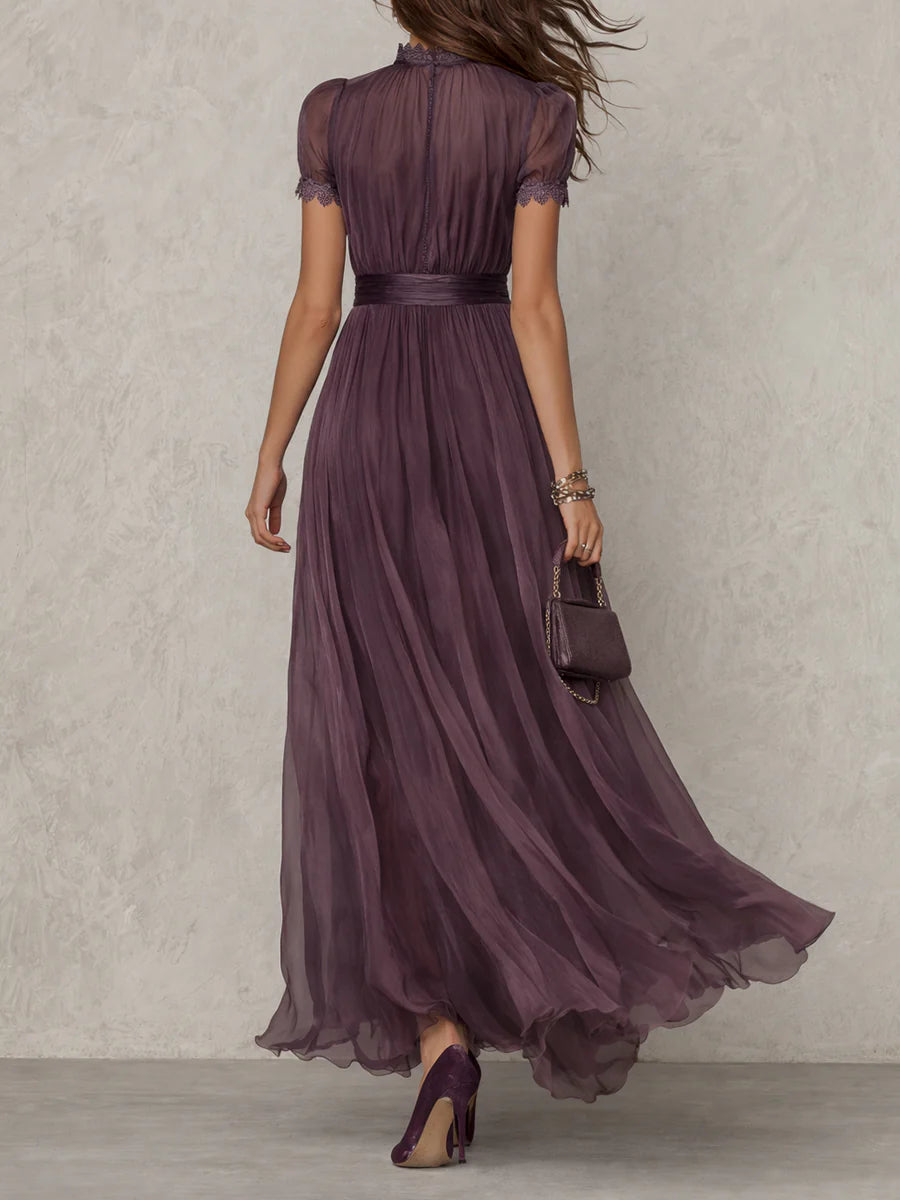 Petra | Maxikleid mit Spitzendetails