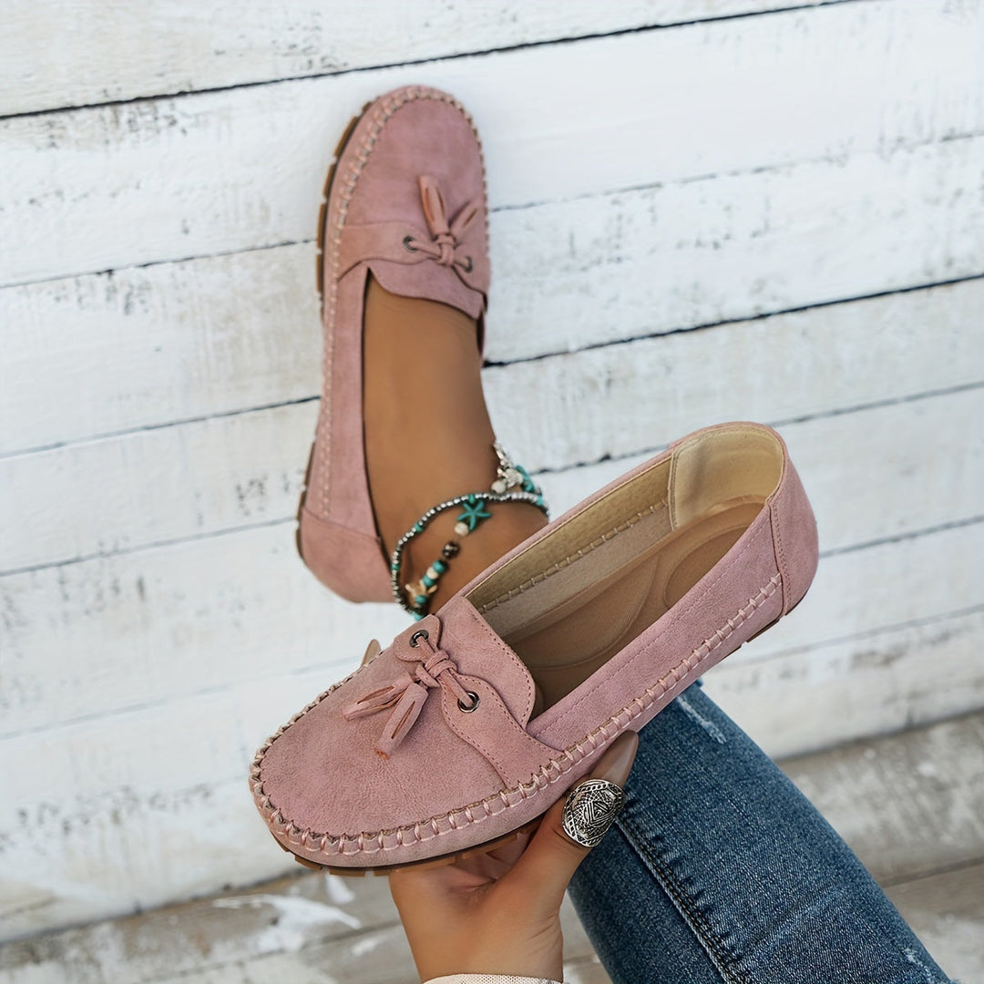 Nadine | Klassische Loafers mit Quasten-Detail