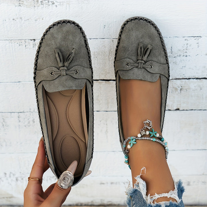 Nadine | Klassische Loafers mit Quasten-Detail
