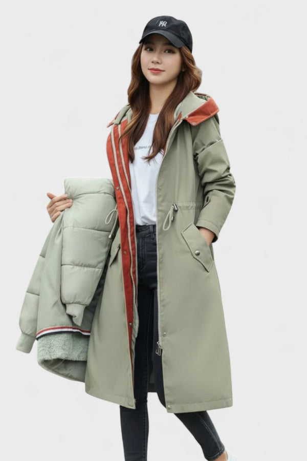 Frostra | Herbstjacke mit Kapuze und Weichem Kragen