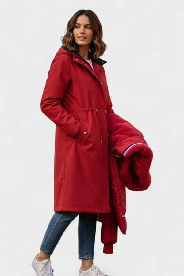 Frostra | Herbstjacke mit Kapuze und Weichem Kragen
