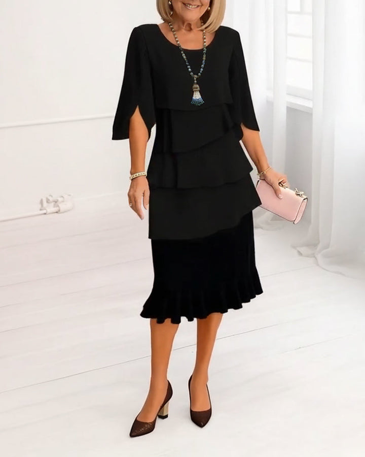 Patricia | Elegant Comfort Rüschenkleid