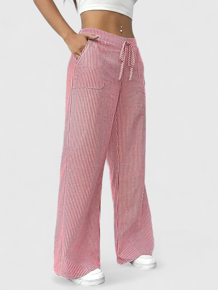Birgit | Bequeme Weite Hose mit Eleganten Details