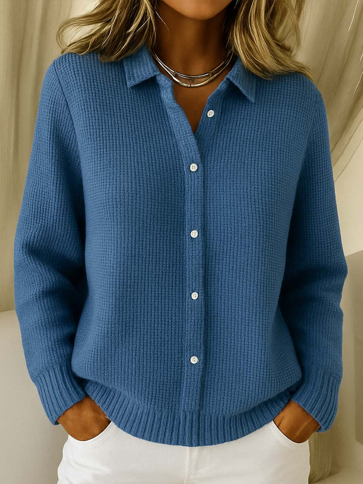 Elaine | Klassischer Strick-Button-Cardigan