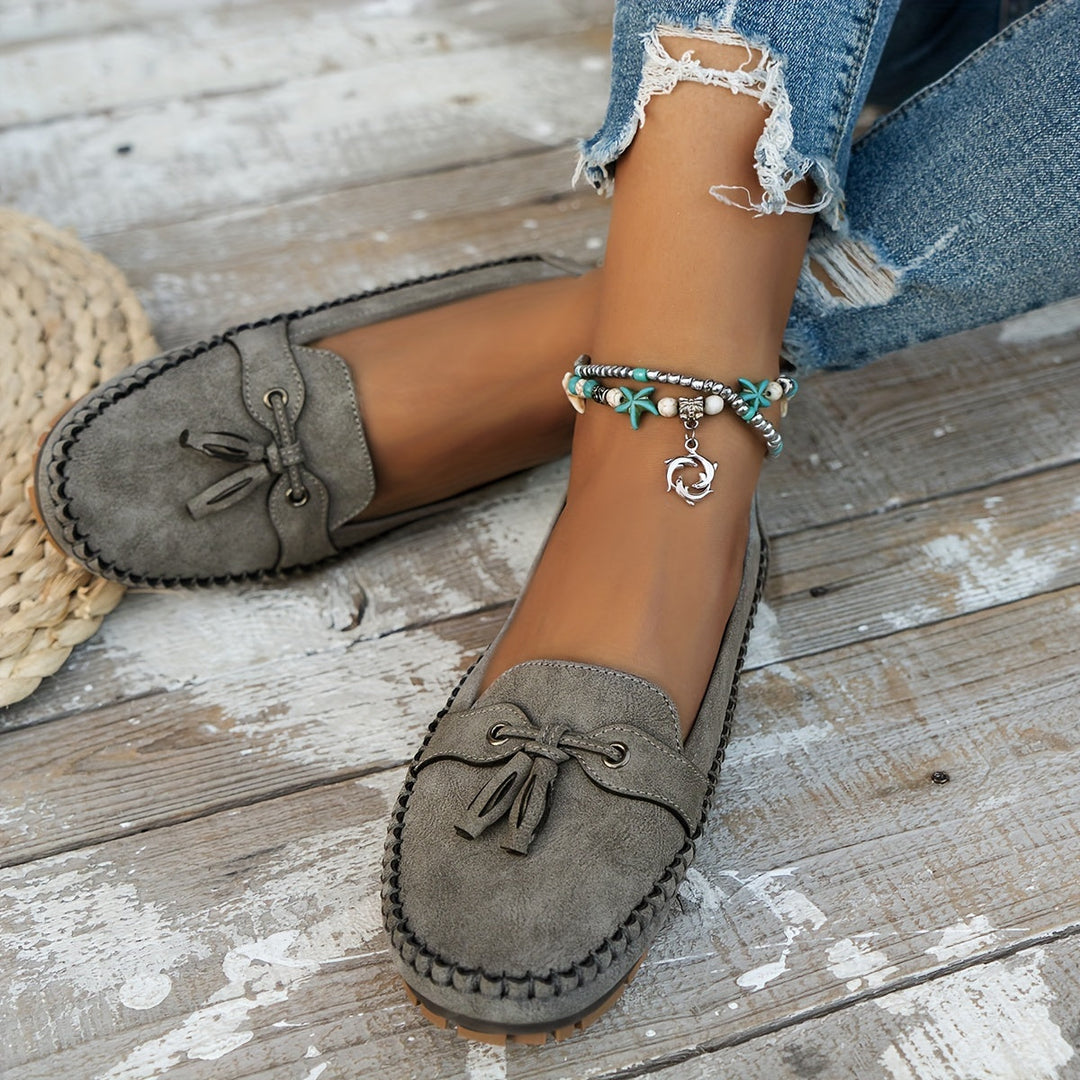 Nadine | Klassische Loafers mit Quasten-Detail