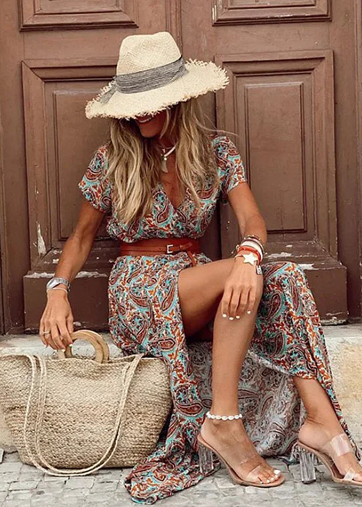 Celeste | Luftiges & Stilvolles Boho-Maxikleid