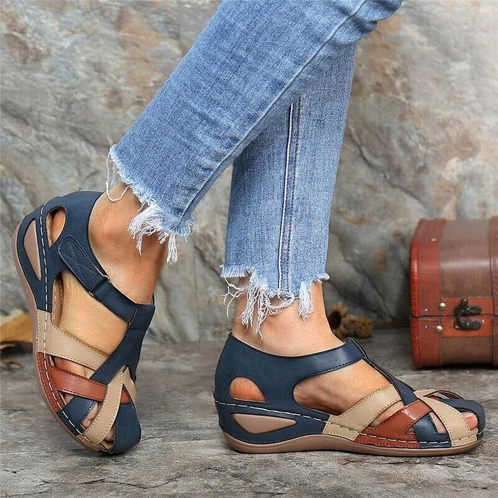 Millie | Lässige Keilsandalen