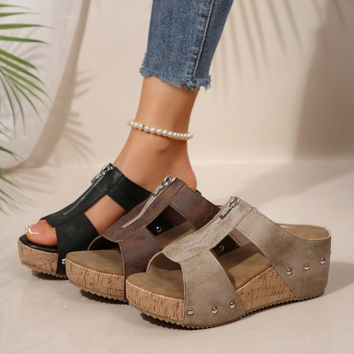 Nely | Sandalen mit offener Spitze und Fußgewölbestütze